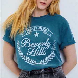 XS Pac Sun Beverly Hills T-shirt tee top LA EUC